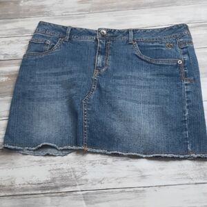 Justice Denim mini skirt Size: 16 1/2